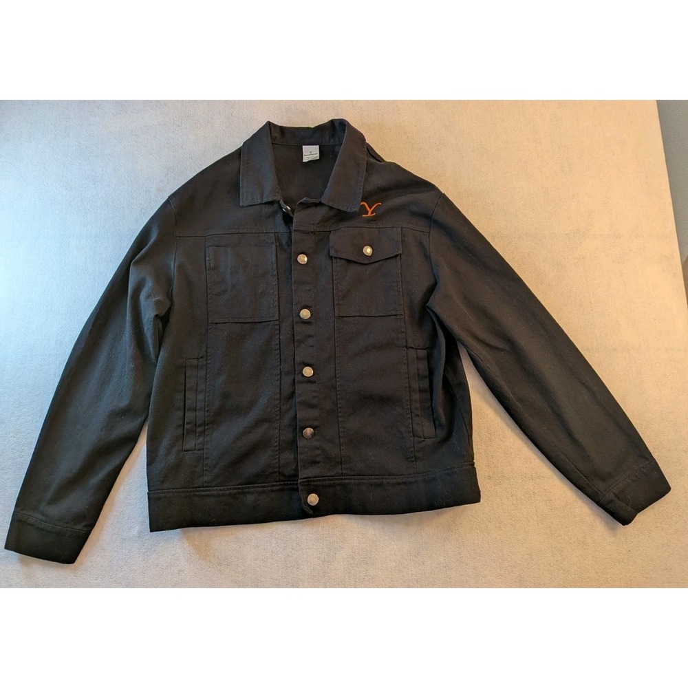 Rip Wheeler Costume Style Denim Trucker Jacket Medium